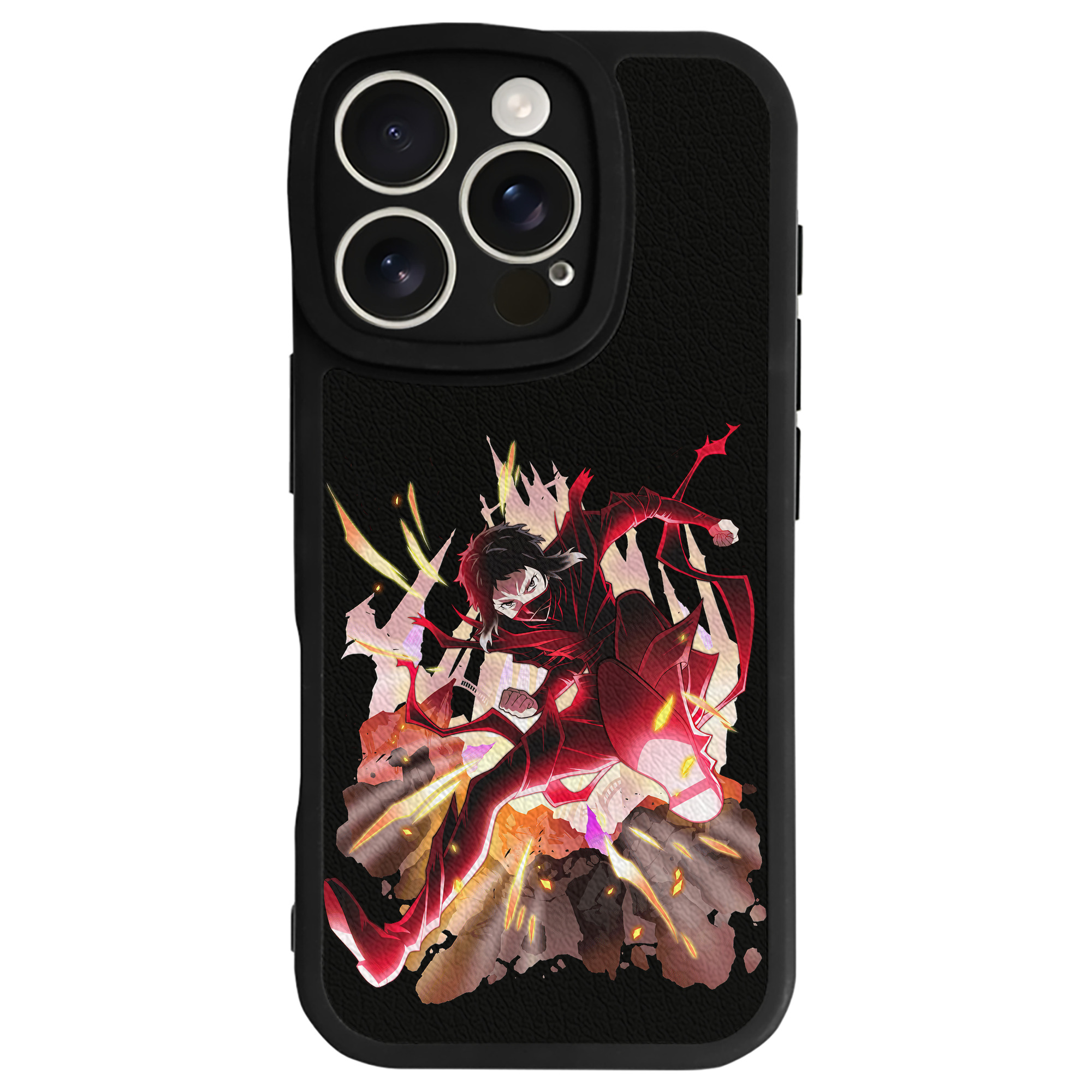 （画像用） 文豪ストレイドッグス Bungo Stray Dogs 【iPhone 16シリーズ対応】シリコンスマホケース（レザー調） 材質：シリコン